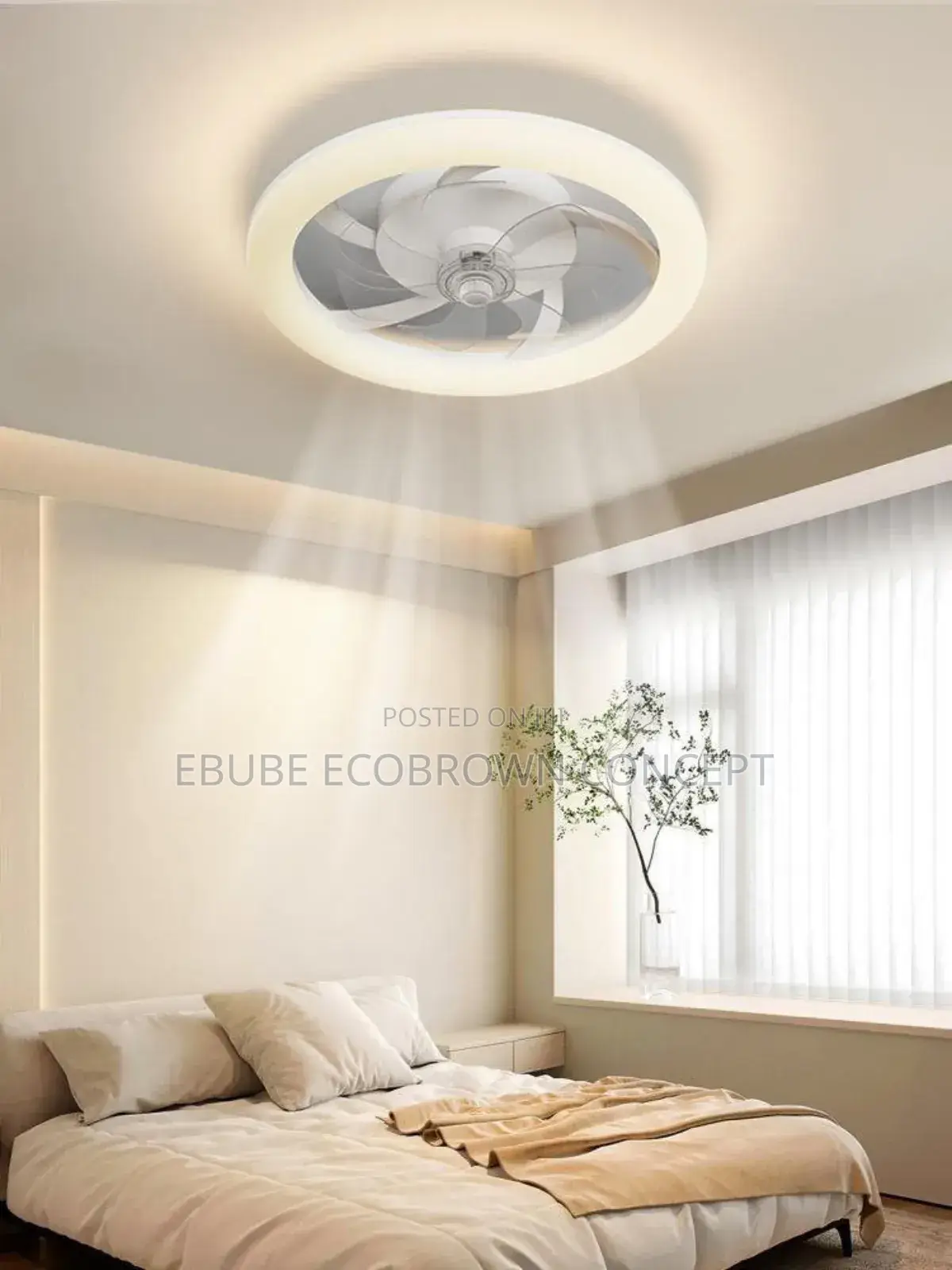 Modern Technology Nordic Chandelier Fan Light Ceiling Fitting Lamp