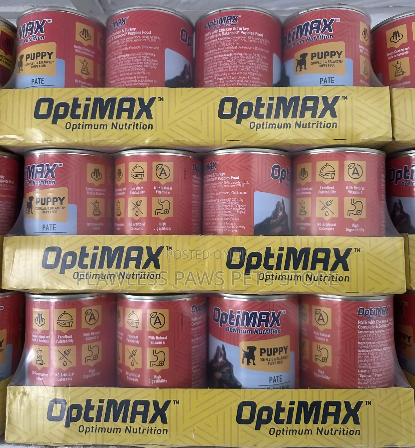 Optimax Puppy Can Food