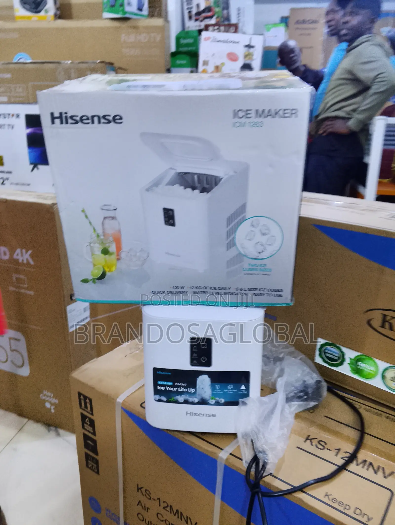 Hisense Icm1263 Tabletop Ice Maker 12kg