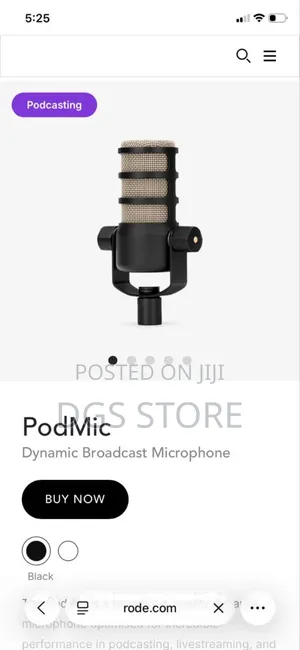 Rode Pod Mic Dynamic Podcasting Microphone 
