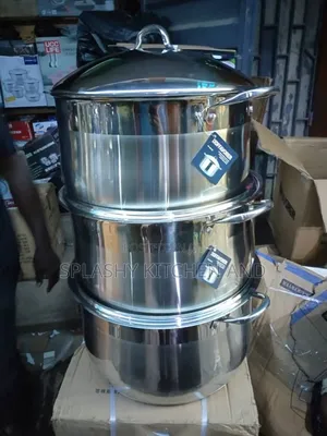 Gigantic Quality Stainless Steel Pot - 3pcs