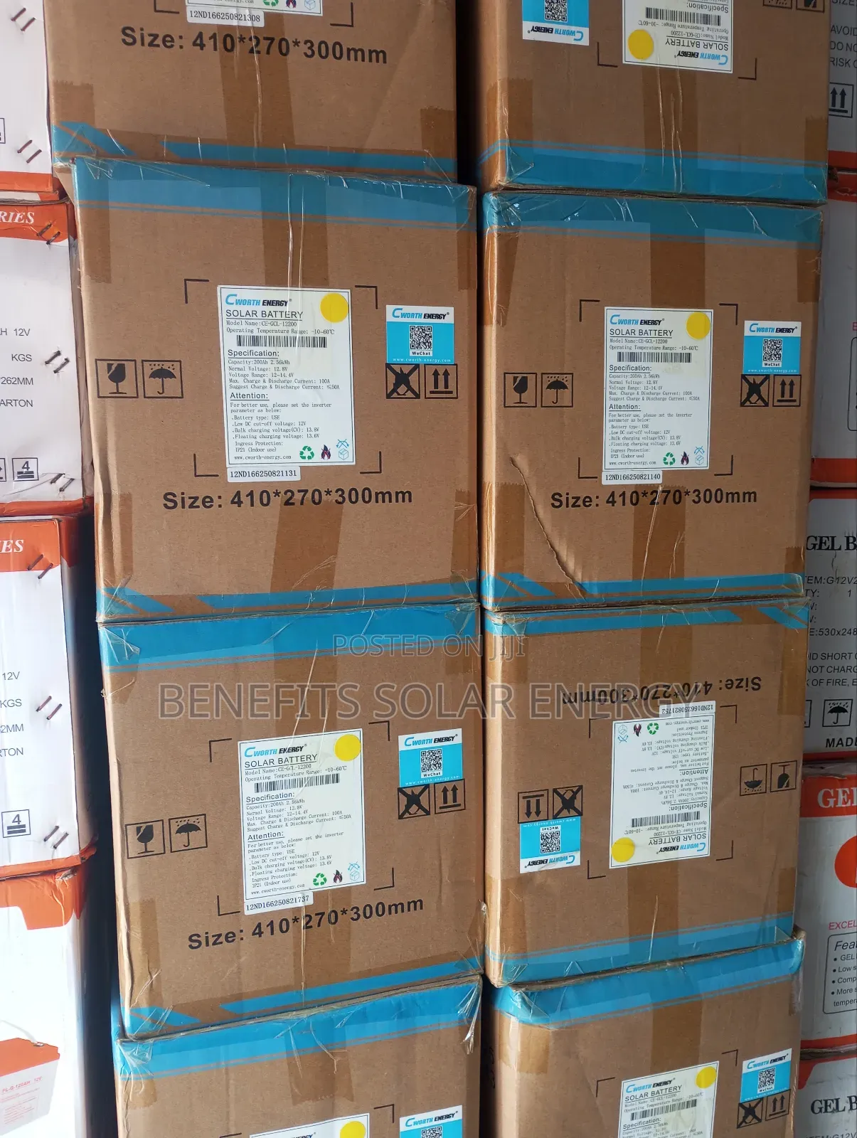 2.5kwh 12v Cworth Lithium Battery