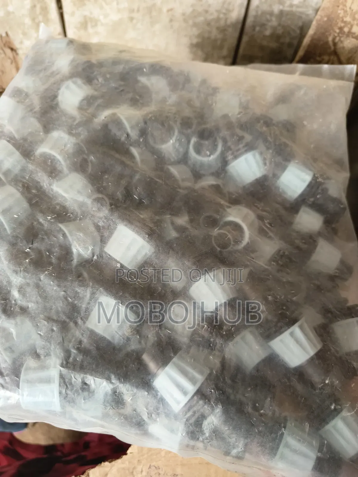 100pcs Pvc Plain Connectors - Drip Irrigation Offtake (No Valve)