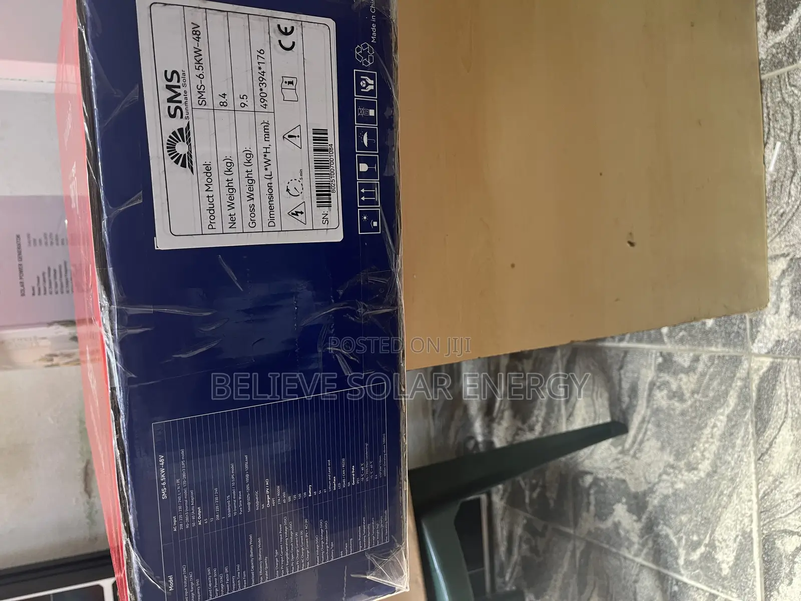 6.5kva 48v SMS Hybrid Inverter Solar