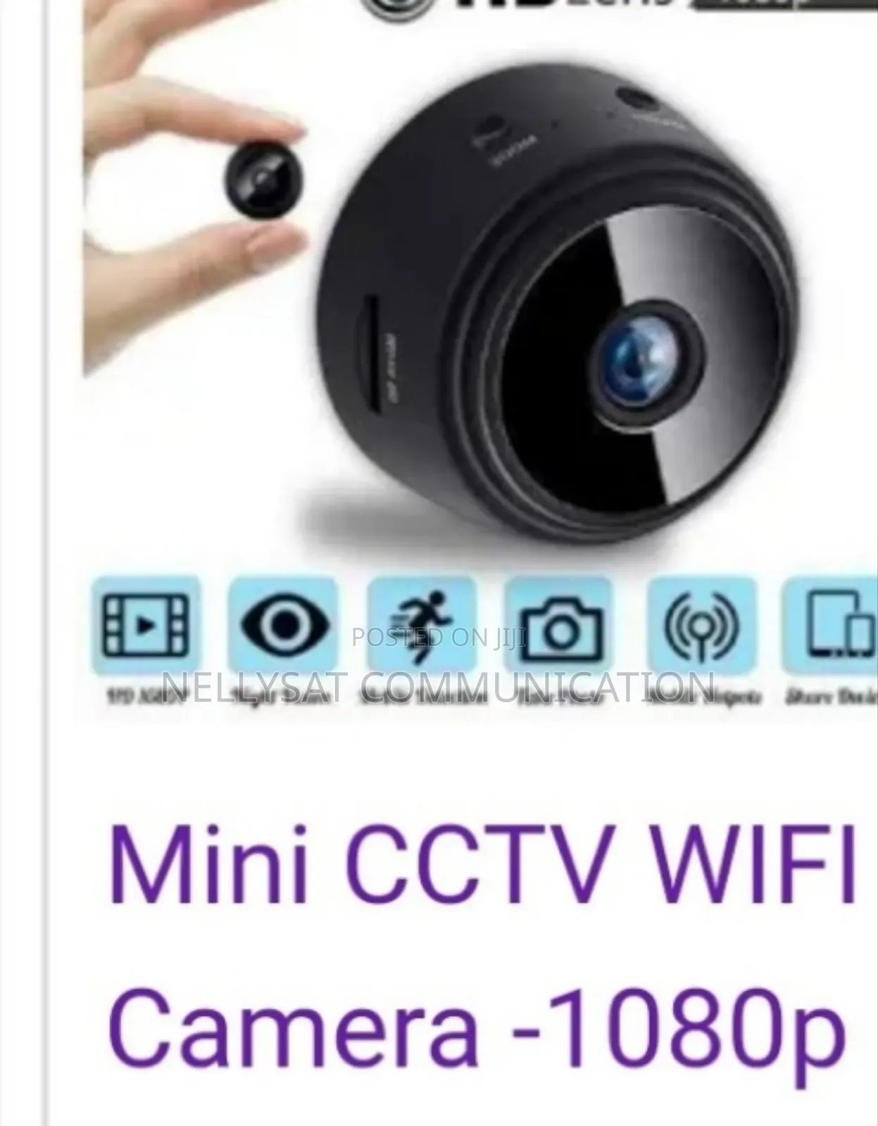 Mini CCTV Camera 108p_hd Wireless