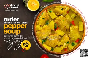 Order Live Chicken Pepper Soup at Naija Home Food in Abuja and Lagos