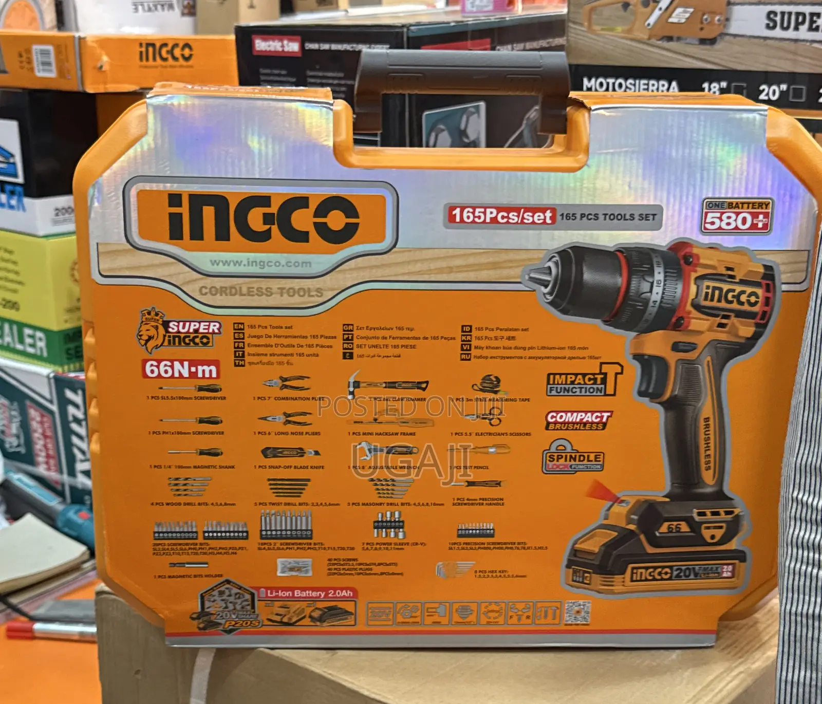 Ingco 165 Pcs Tools Set