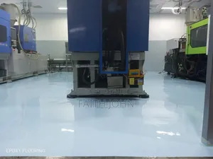 Glossy Gray Epoxy Flooring