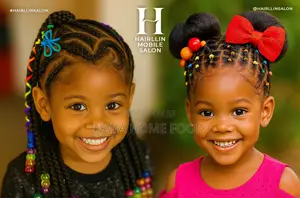Book Mobile Hairstylist for Your Kids Hairstyling in Lagos Ilorin