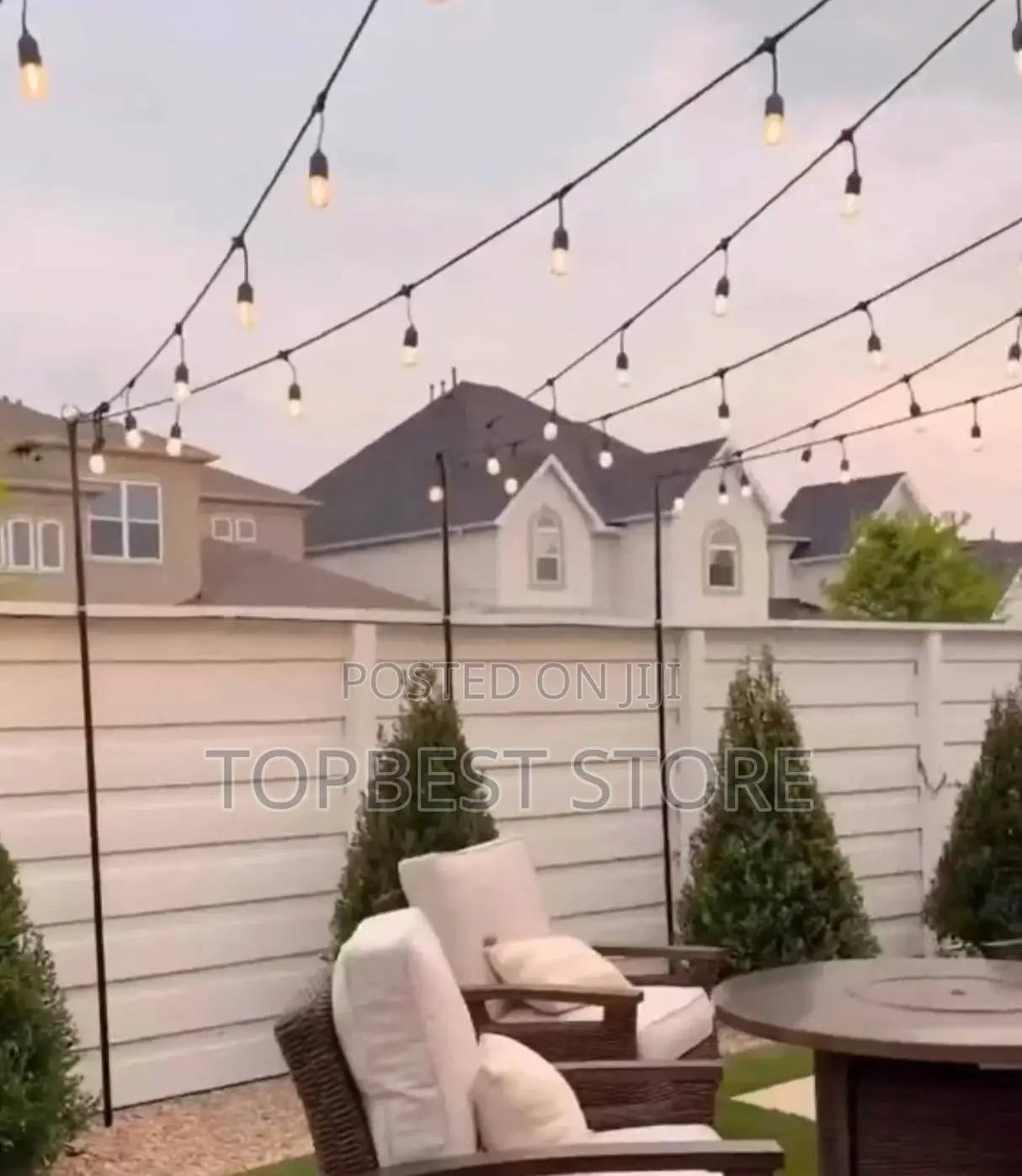 String Rop Light 10meter 20lampholder It Come With the Bulb