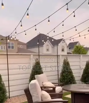String Rop Light 10meter 20lampholder It Come With the Bulb