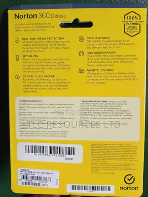 Norton 360 Deluxe 5 User