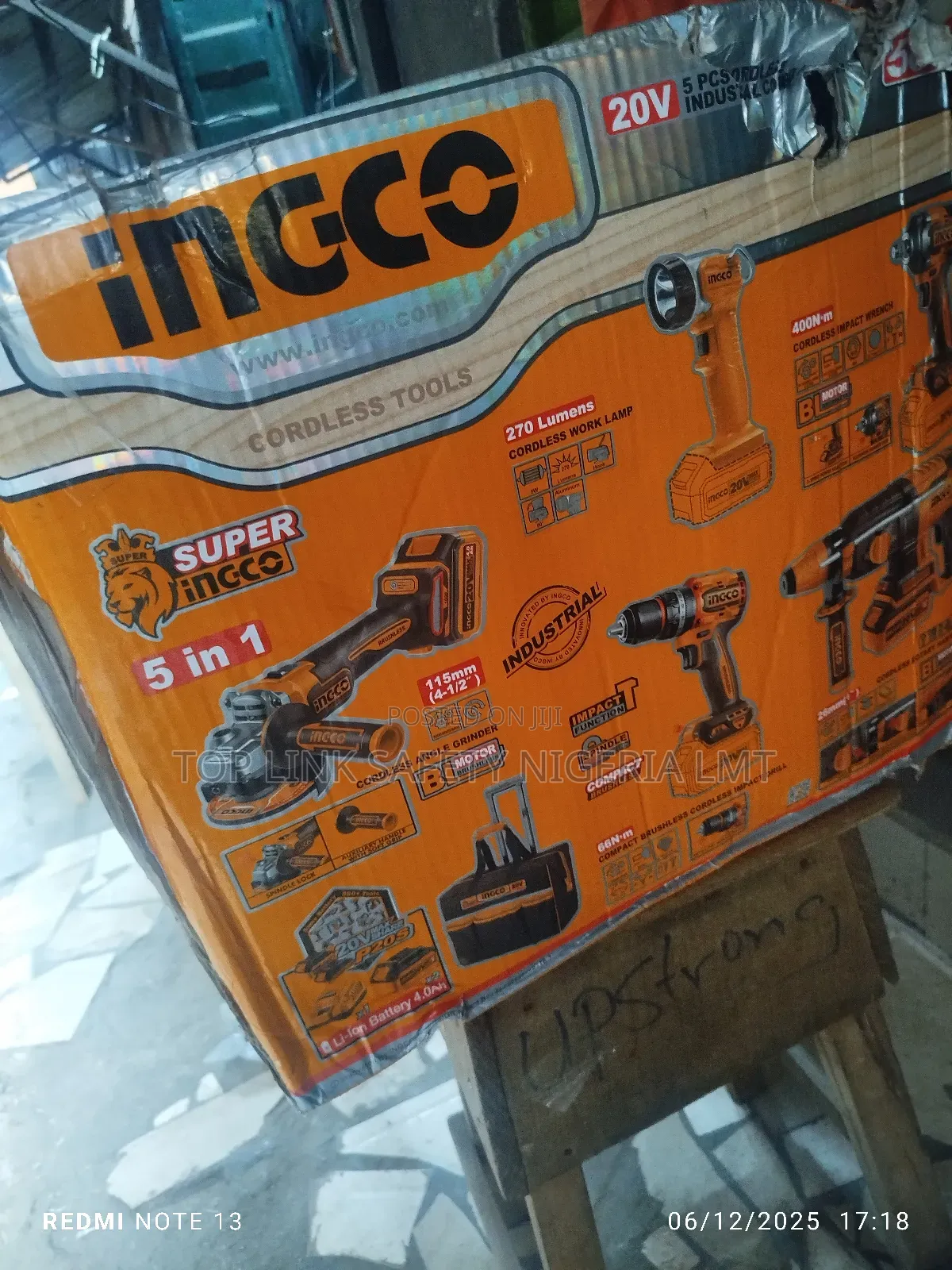 Incgo Combo Cordless Machine 5 in 1