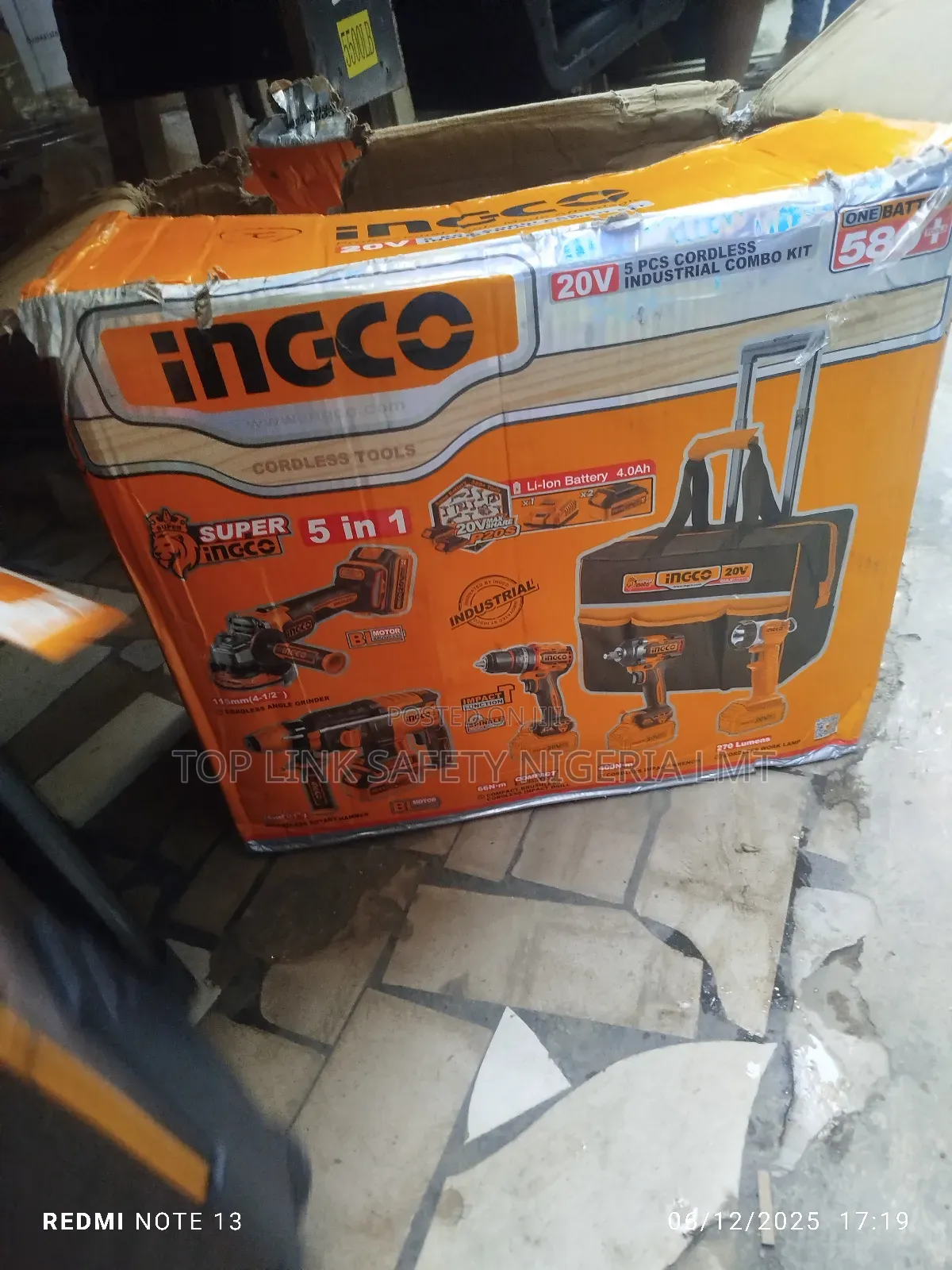 Incgo Combo Cordless Machine 5 in 1
