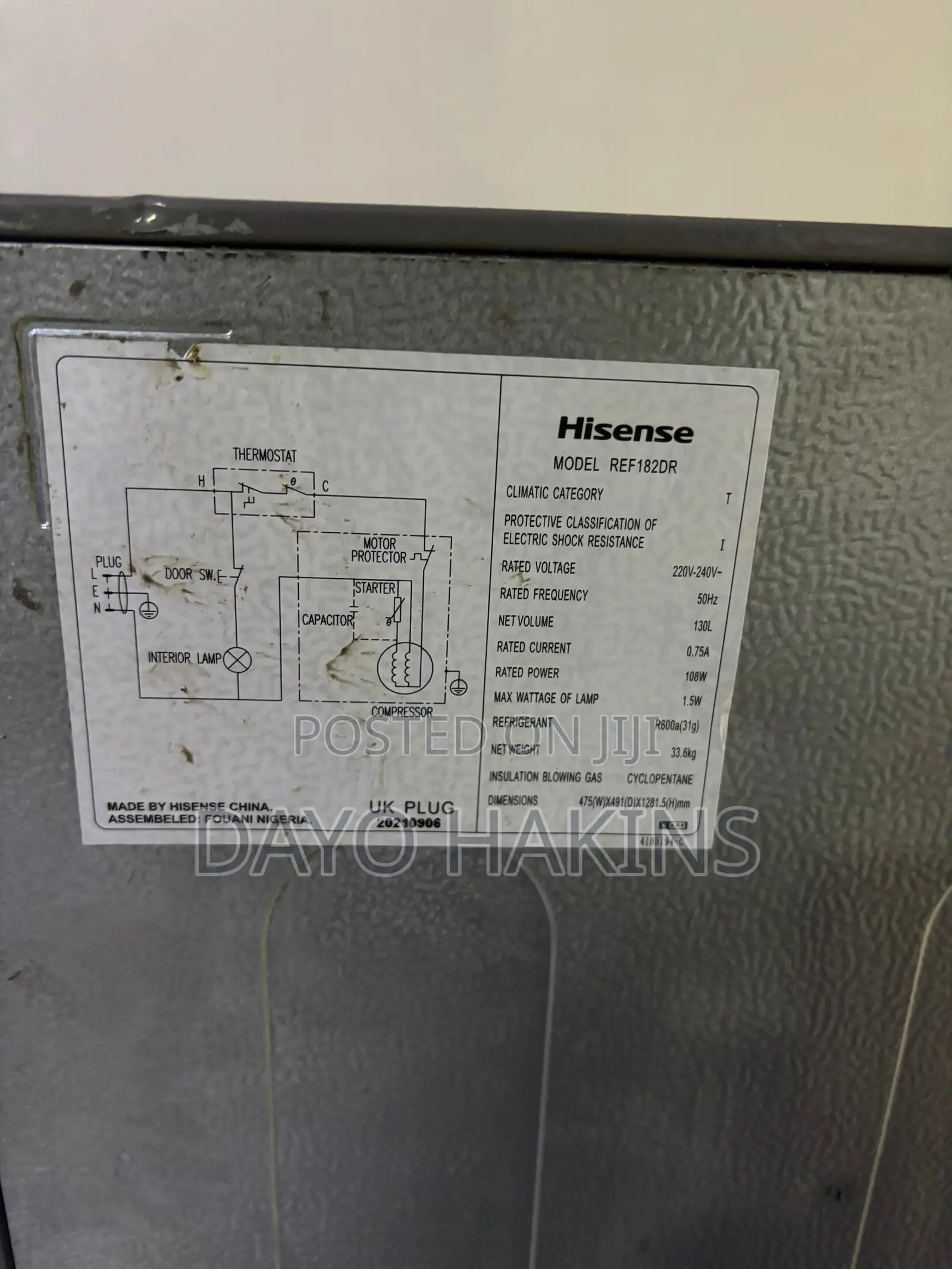Hisense Refrigerator