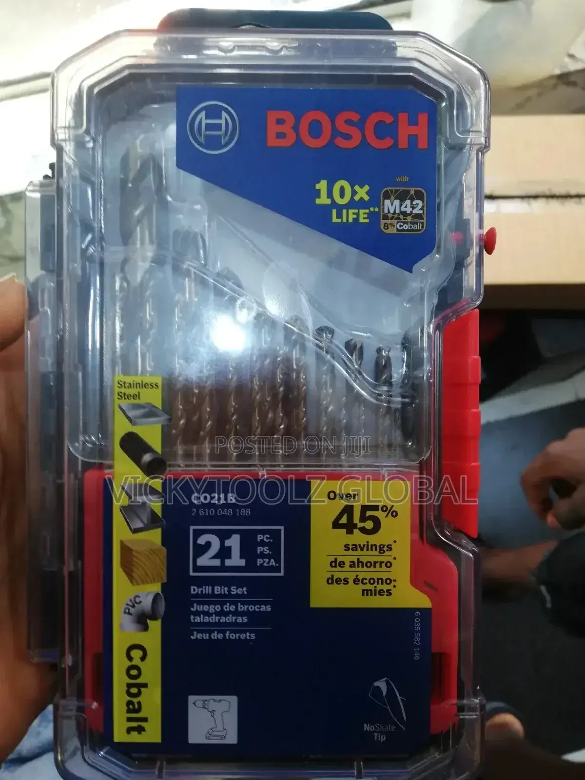 Bosch Cobalt Drill Bit Set (21pcs)