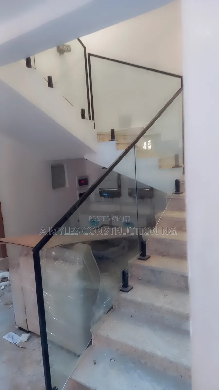 Glass Handrail Upstairs