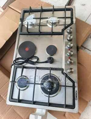 Original Bosch 4+2 Burners 90cm Stainless Steel Gas Electric Cooker