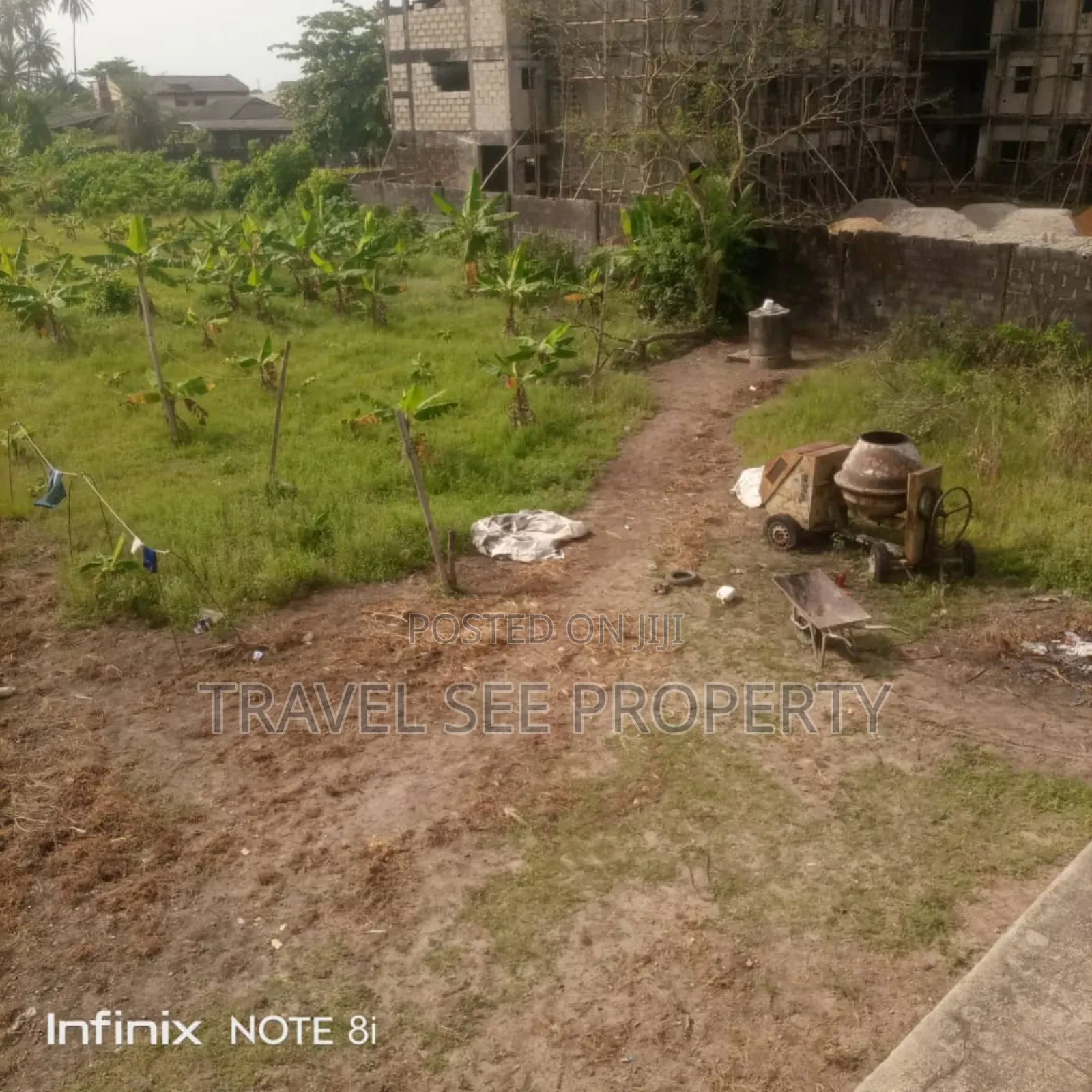 Empty Land for Lessing 8 Plots Facing Road
