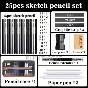 Professional Drawing Artist Kit Set Art Bag