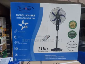18" Kenstar Rechargeable Stand Fan