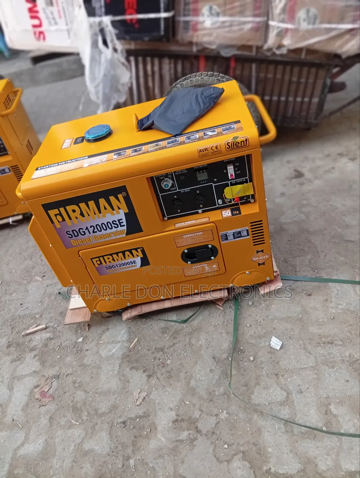 Original Fireman 10kva Sound‐Proof Generator – Flame‐Ready