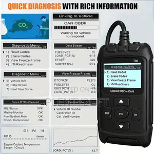 Obd2 Scanner Diagnostic Tool: All-in-One Obdii/Eobd Engine Code Reader