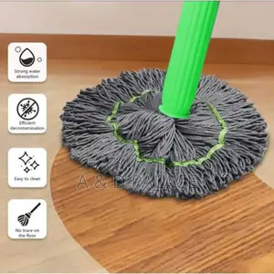 ￼ Wet Dry Handheld Long Microfiber Floor Mop
