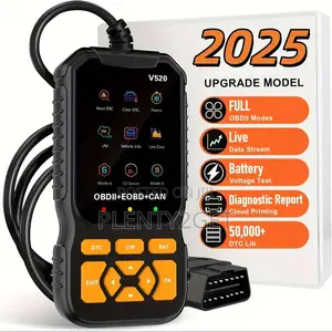 Professional Obd2 Diagnostic Scanner Tool, Usb Powered, Engine Fault D