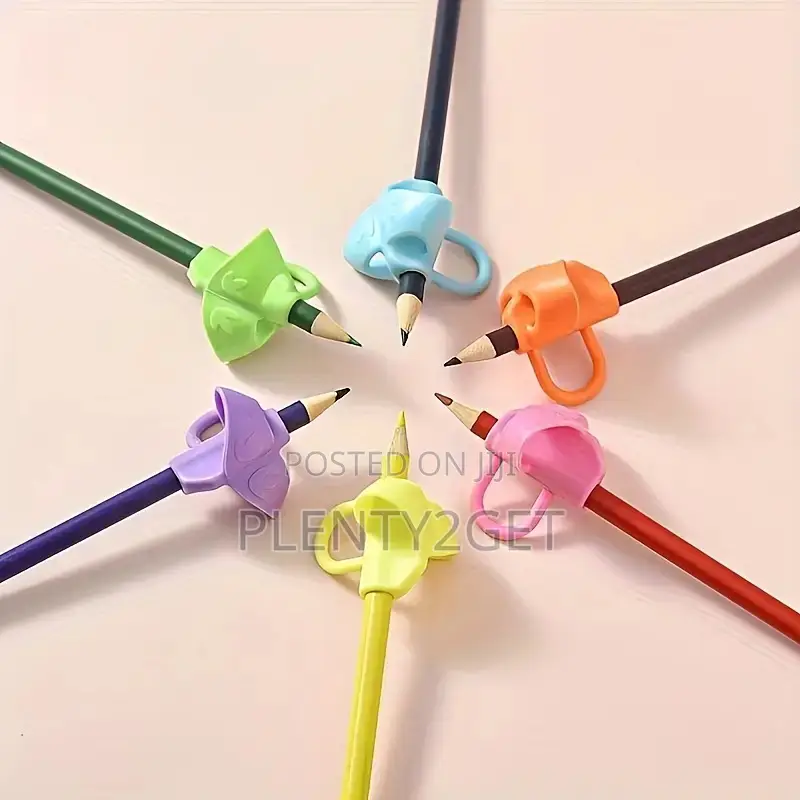 5pcs Student Pencil Holder Corrector Set for Kindergarten Primary Scho