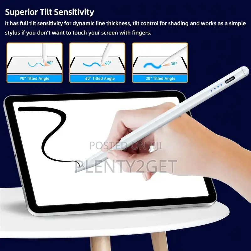 Universal Smart Stylus Pen, Compatible With Android Ios, Rechargeabl