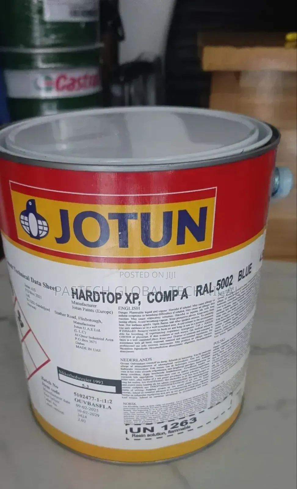 Jotun Hardtop Xp, Comp a/B Ral 5002 Blue