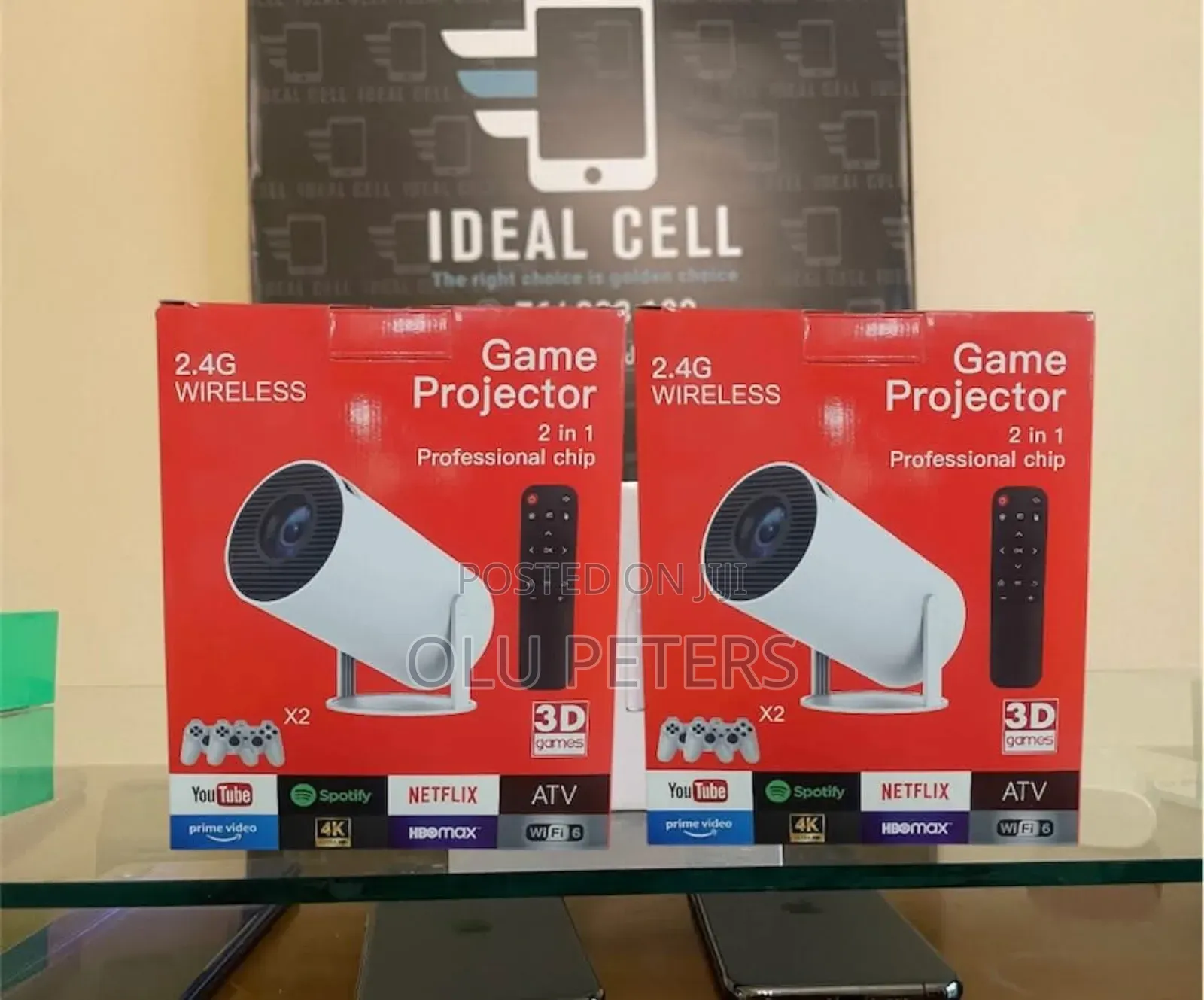 Game Projector 2 in 1 Professional
