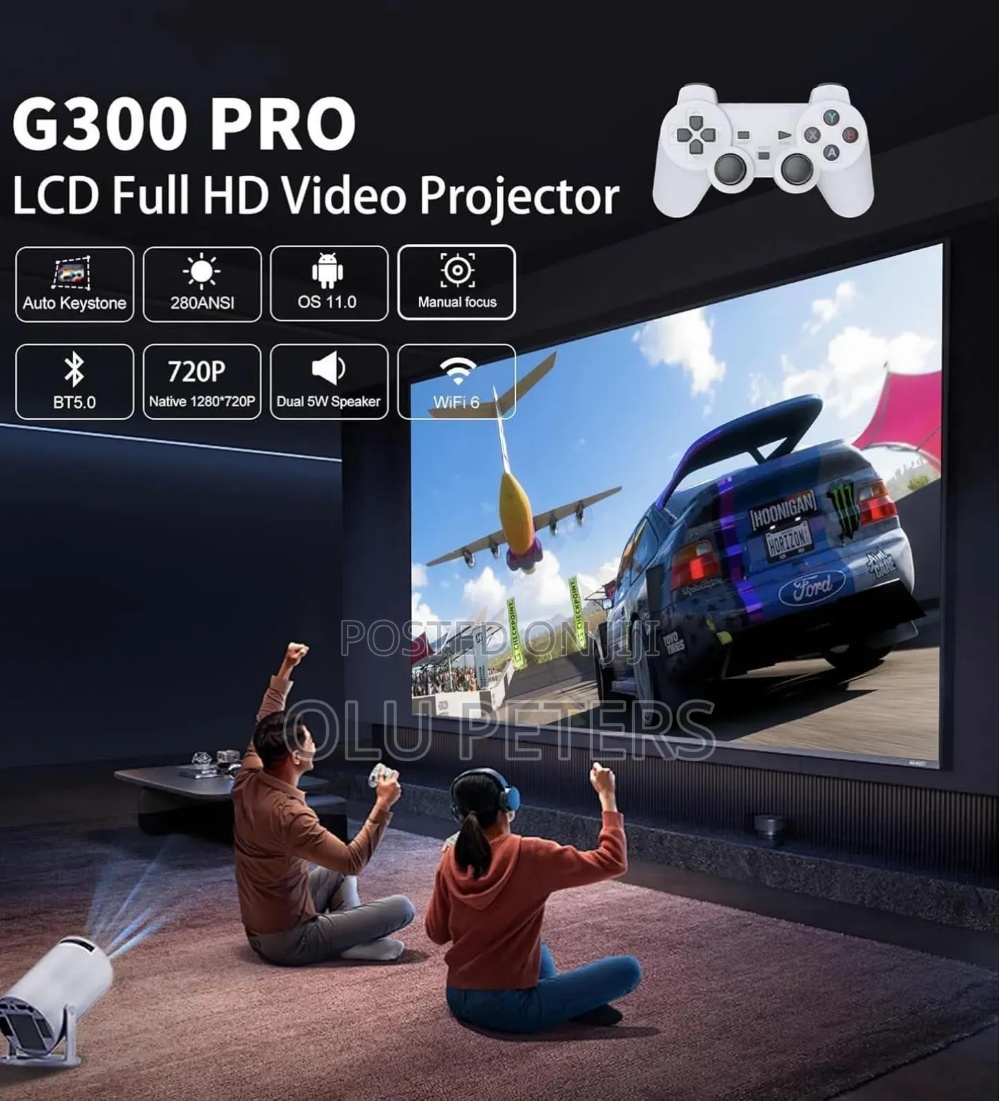Game Projector 2 in 1 Professional