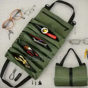 1pc Premium Crilano Tool Bag - Durable Fabric Multi-organizer With Spa