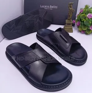 Luciano Leather Slippers