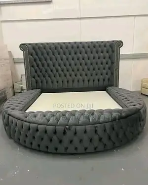 Luxury Fabric Round 6by6 Bed Frame