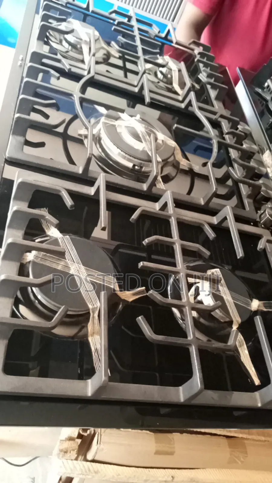Five Burner Ignition Table Gas Cooker