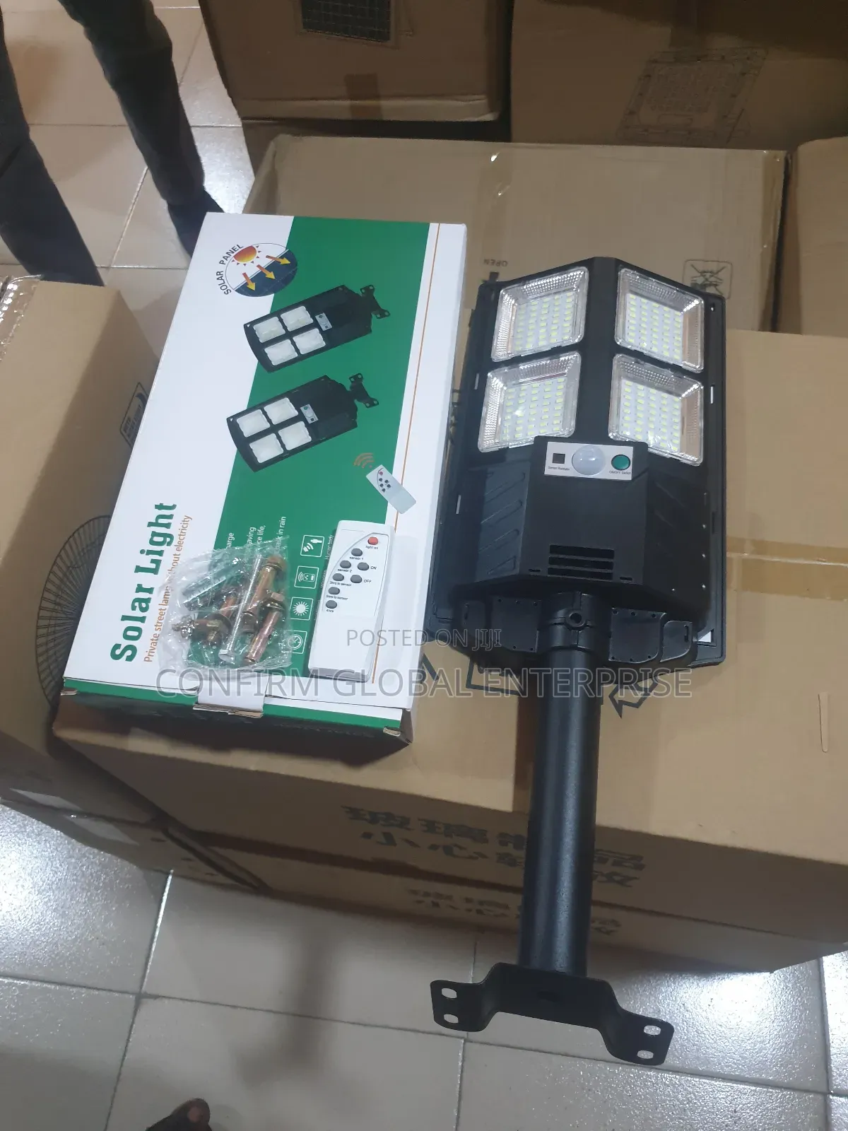 Powerful 500w All in One Solar Street Light With Pole