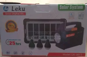 Solar Charging Kit,Bluetooth Speakers,3 Led Bulb,Touch Light