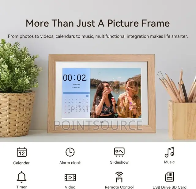 10.I" Digital Photoframe With Remote Control