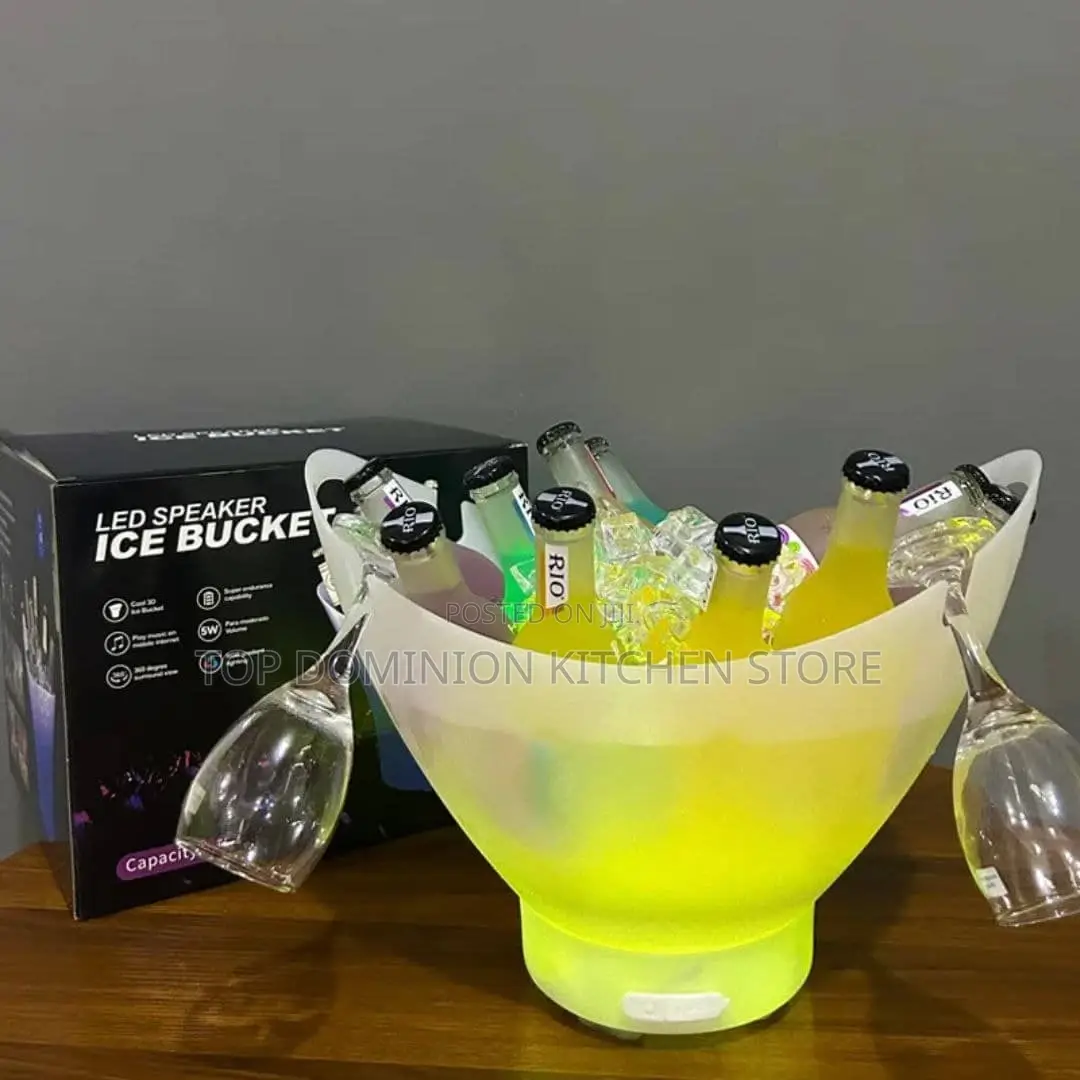Bluetooth Speaker Led Transparent Plastic Bowl