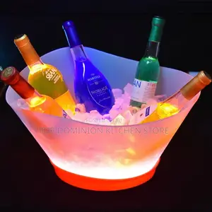 Rechargeable Led Transparent Wine Cooling Bowl