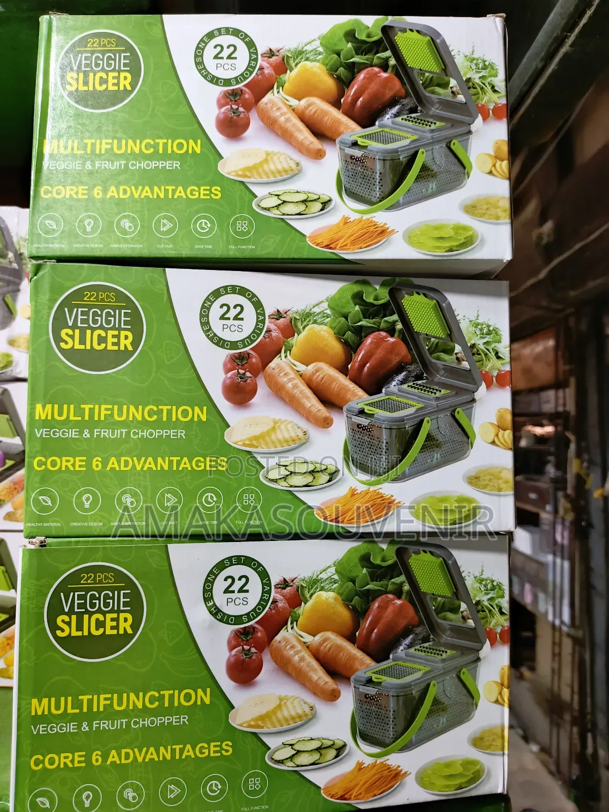 22pcs Vegetable Cutter