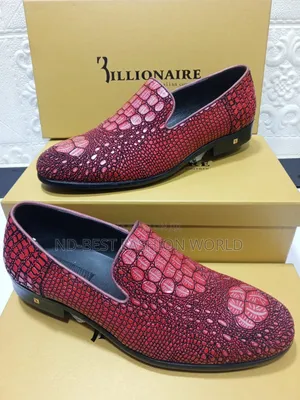 Wine Colour Billionaire Leather Shoe
