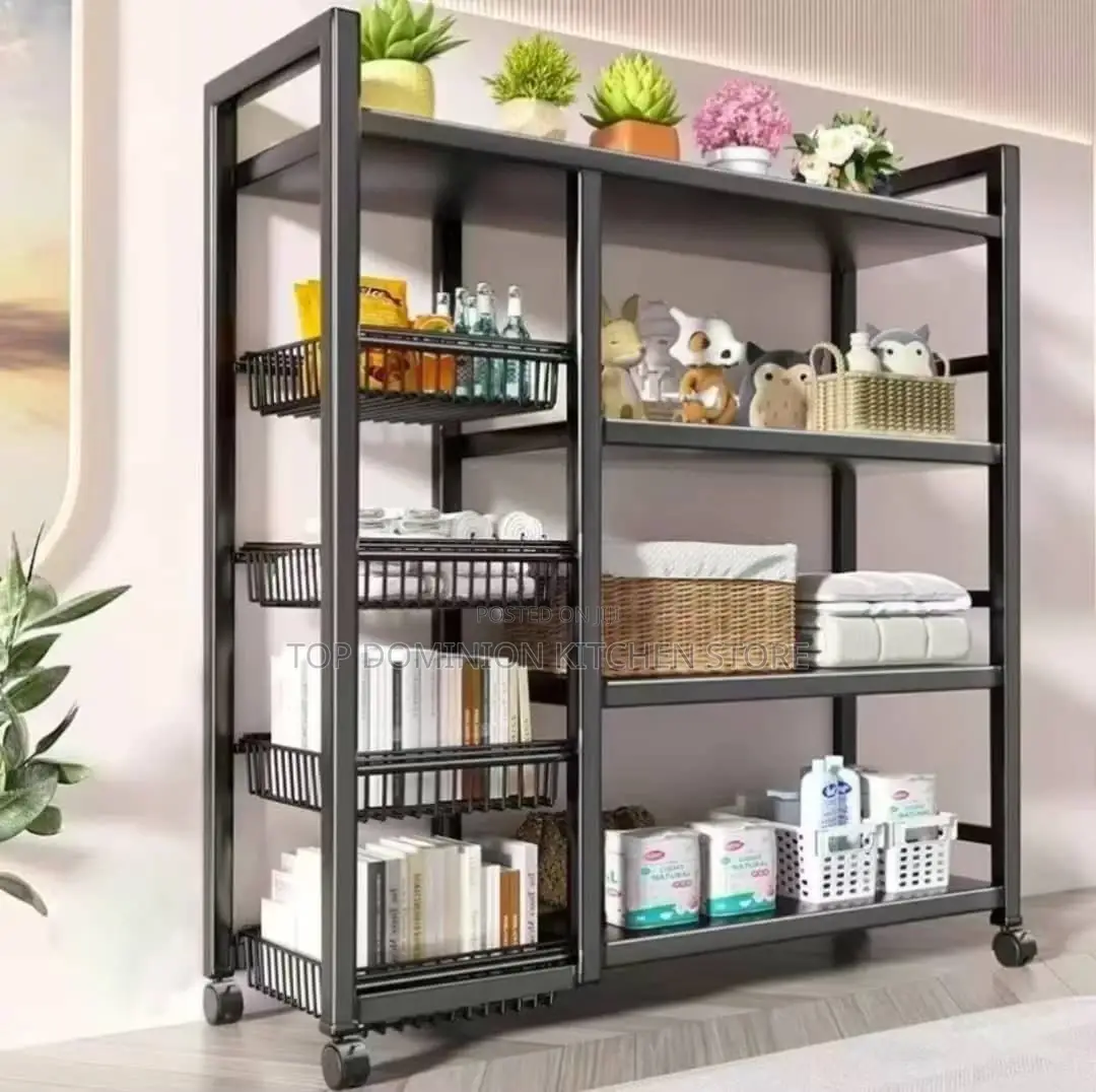 Multi-Purpose Movable Storage Rack
