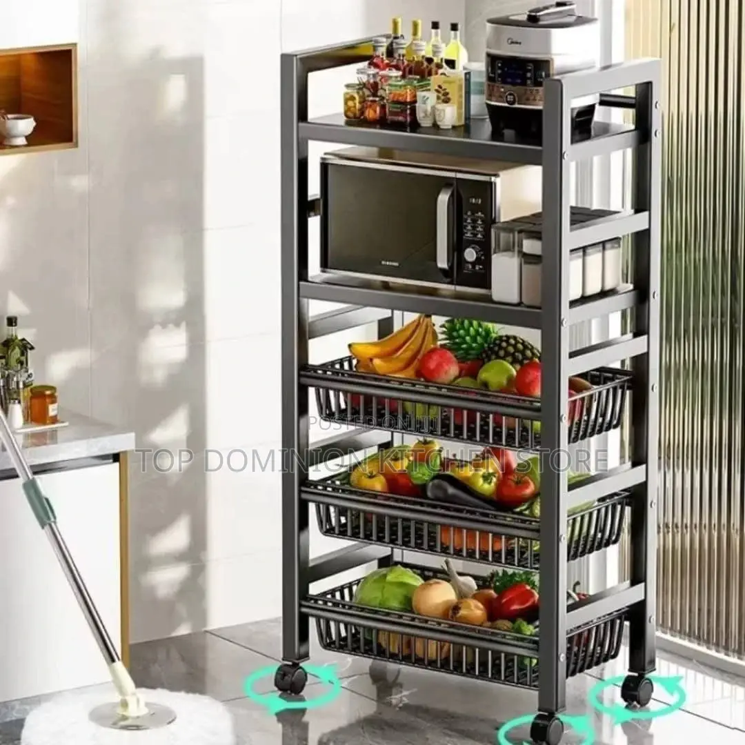 Movable Kitchen Shelf Organizer