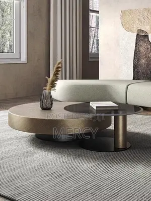 2 in 1 Coffee Table Gold
