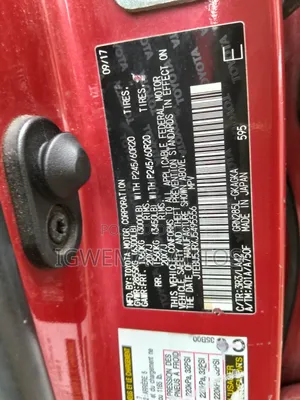 Toyota 4-Runner Limited 4x4 2018 Red