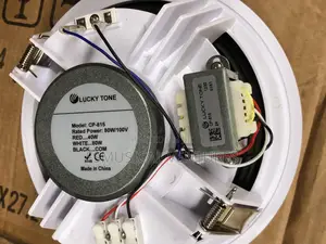 Lucky Tone 80watts 6pcs Ceiling Speaker With 7 Inch in Wall Amplifier